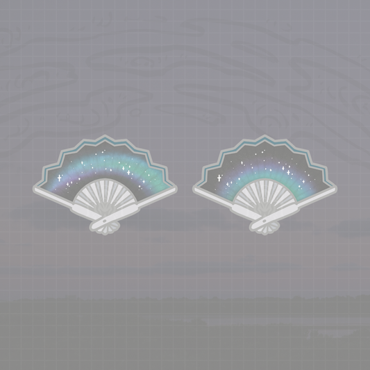 95. Cat's Eye Fan Pins - PO