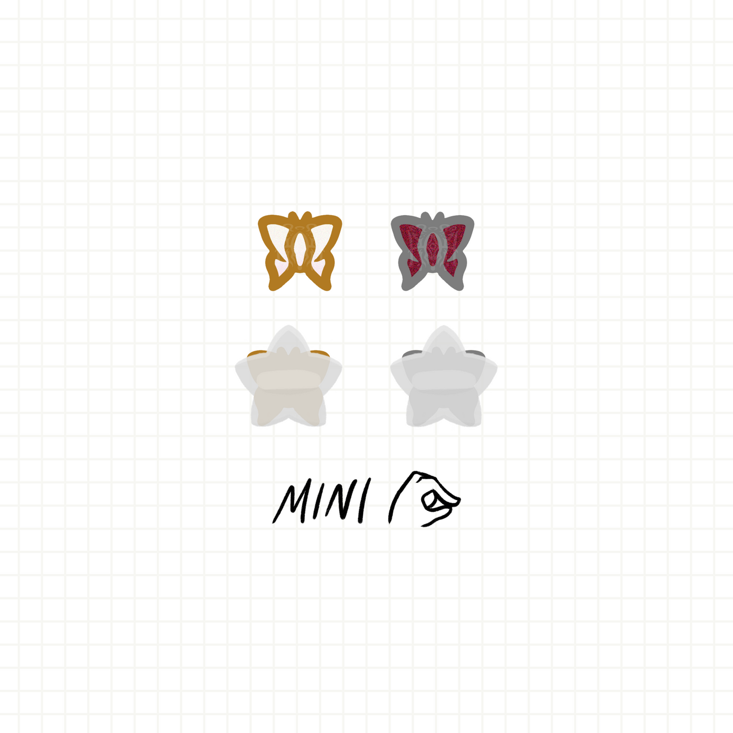 Polarising Variant Butterfly Mini Pins (Re-run)