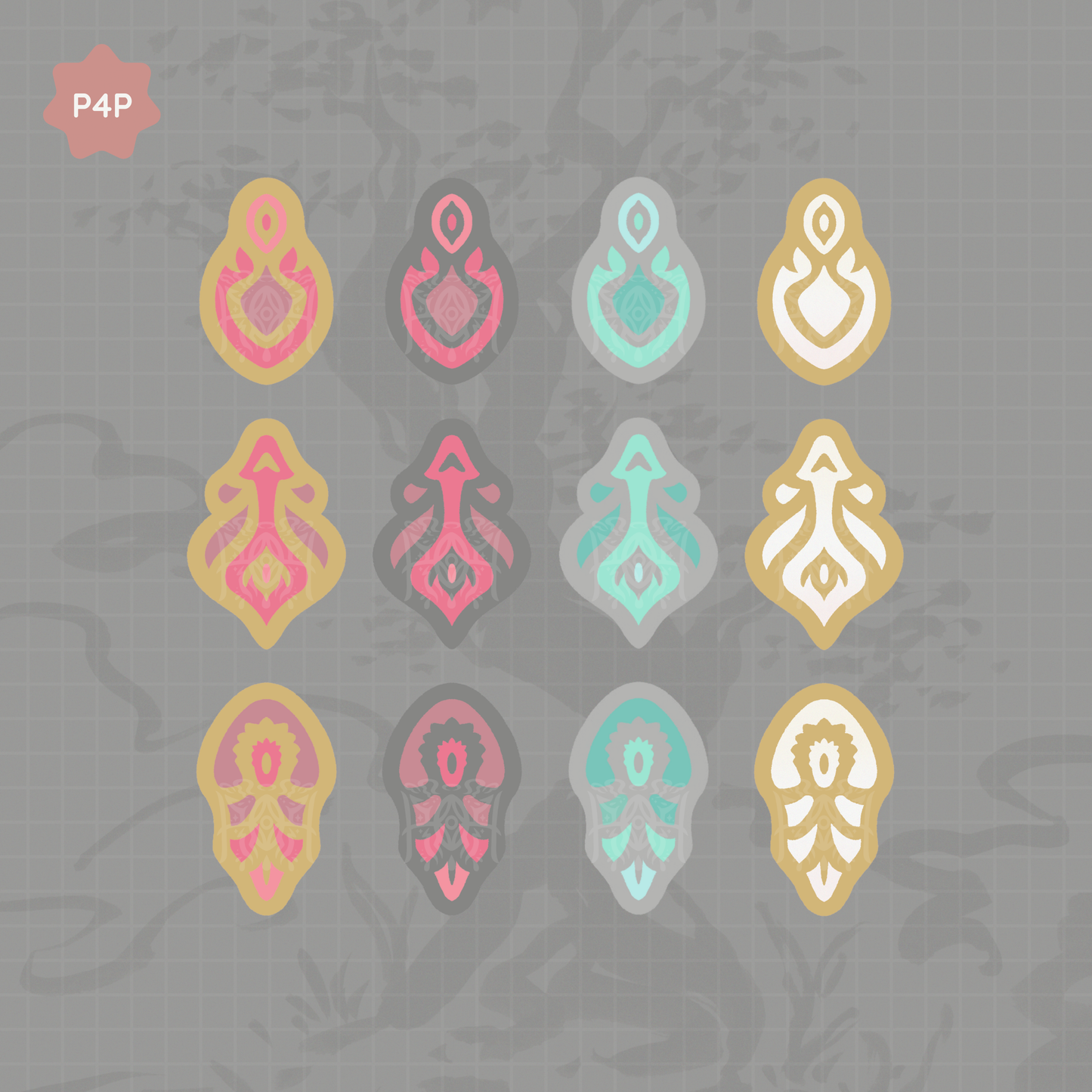 96. [P4P] Parasite Mini Pins - PO