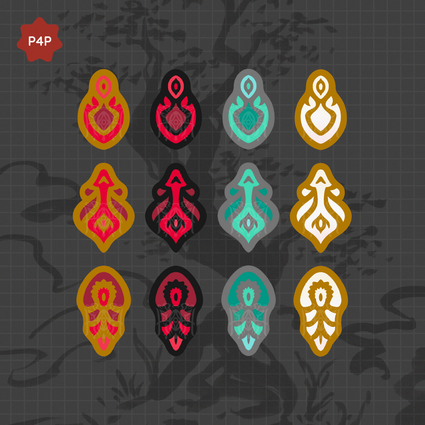 [P4P] Parasite Mini Pins