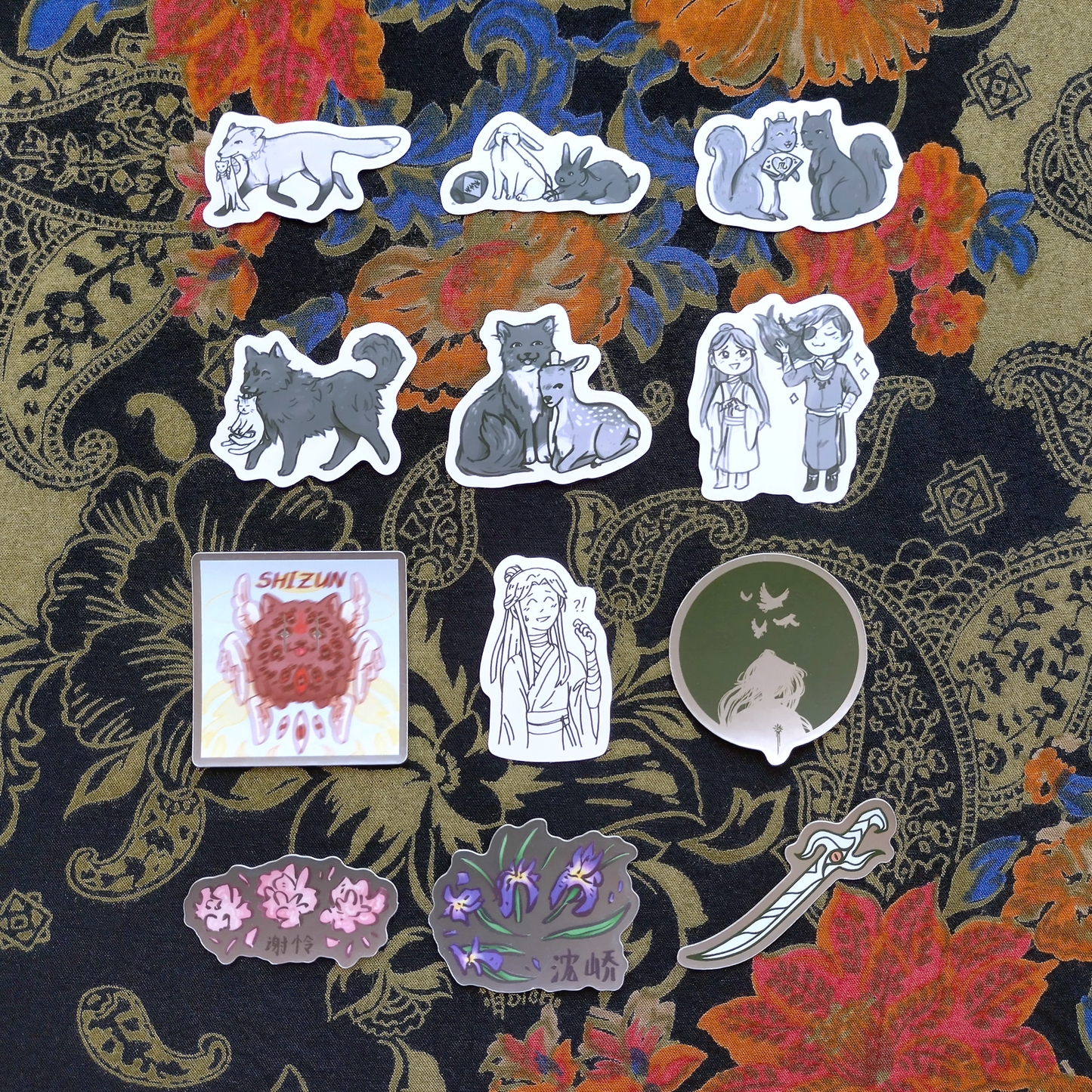 32. [P4P] Danmei Doodle Vinyl Stickers