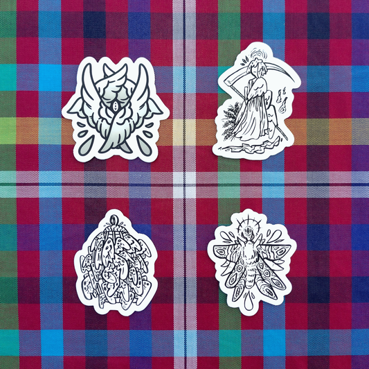 18. Original Angel Mini Vinyl Stickers