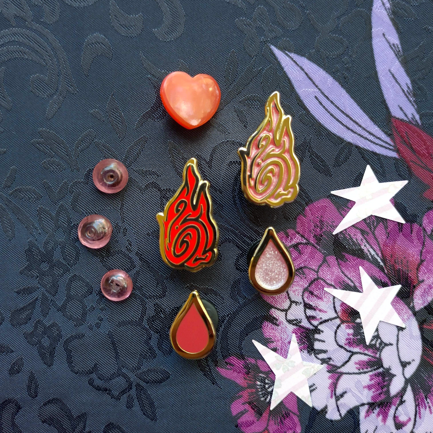 14. Original Sanguine Filler Enamel Pins