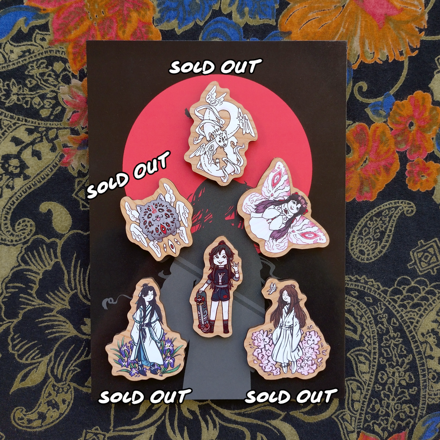 33. [P4P] Danmei Mini Wood Pins