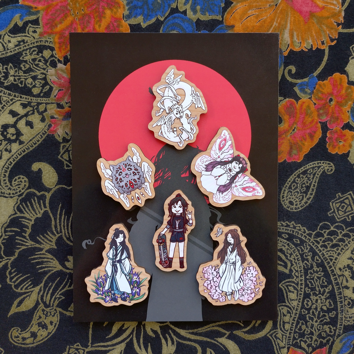 33. [P4P] Danmei Mini Wood Pins